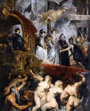 Rubens - The Landing of Marie de Medicis at Marseilles 1623-25