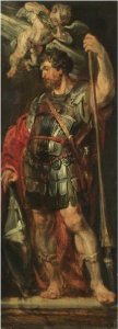 Study Of A Roman Hero Or Martyr Holding A Lance, Possibly Longinus