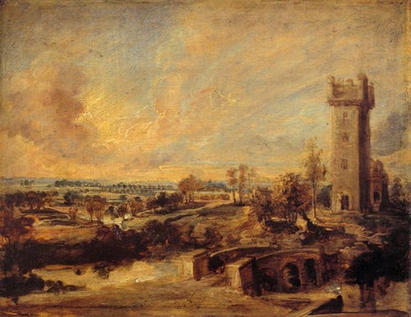 Landscape with Tower