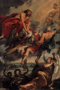 The Apotheosis of Henry IV and the Proclamation of the Regency of Marie de Medicis on May 14, 1610,  1623-25