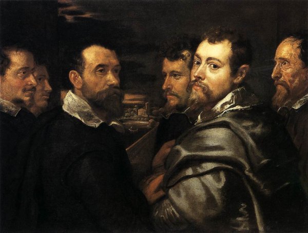 Self-Portrait in a Circle of Friends from Mantua