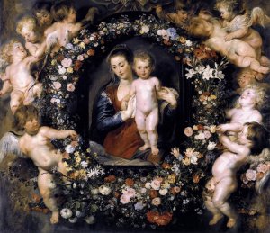 Madonna Enthroned with Child and Saints c. 1628