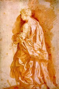 Study for a Standing Female Saint