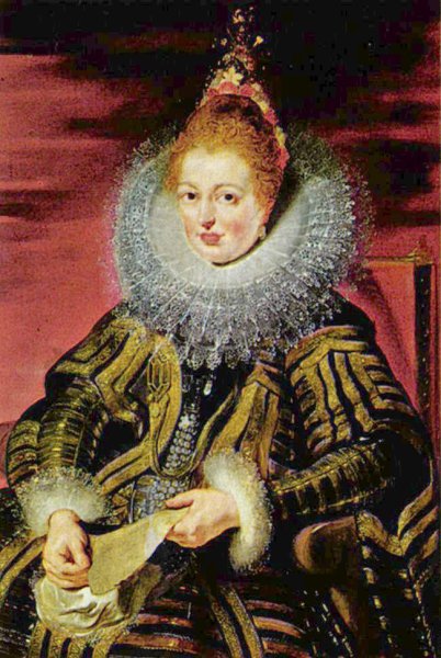 Portrait of the Infanta Isabella Clara Eugenia regent, the southern Netherlands