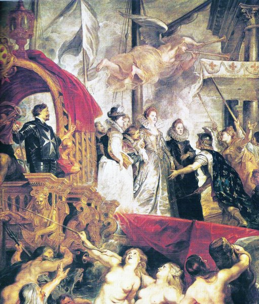 Arrival of Maria of Medici and Henry to Lyon