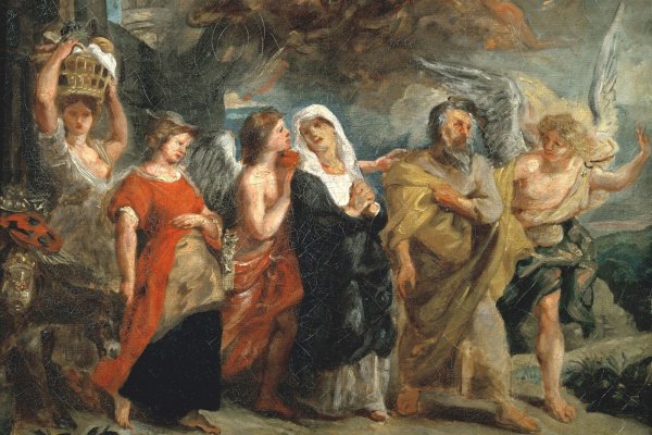 After The Flight of Lot, Rubens