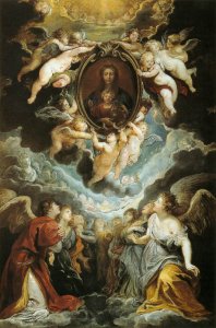 The Madonna della Vallicella Adored by Seraphim and Cherubim