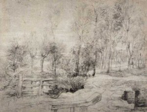 Landscape with a trees