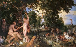 Adam and Eve in Worthy Paradise